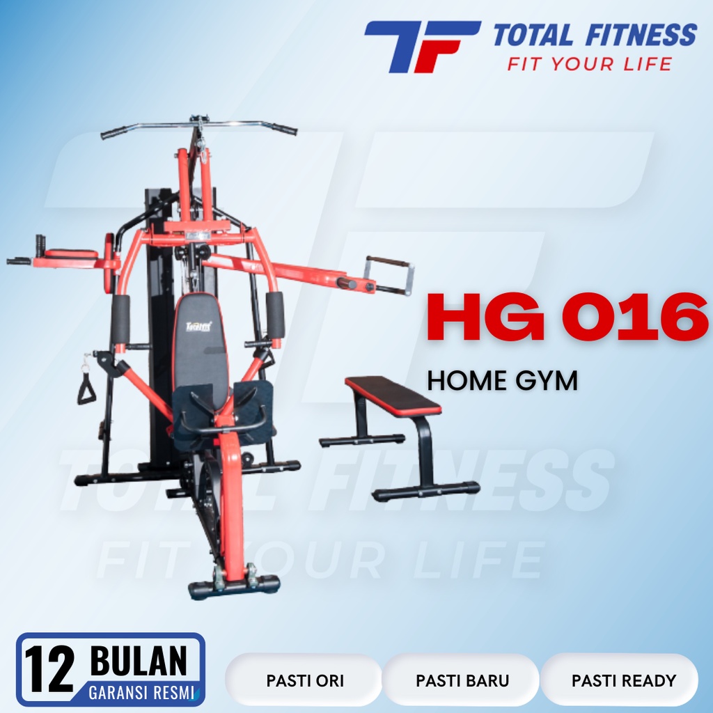 Home Gym 3 Sisi TL HG 016 Total Fitness Multifungsi