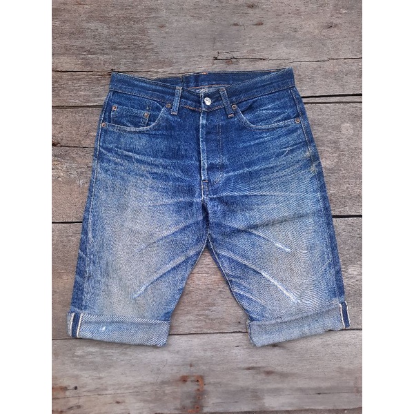 levis vintage buffalo selvedge pendek size fit 29 second preloved