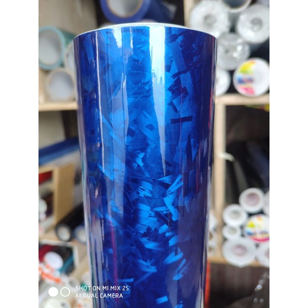 SKOTLET MOTOR CARBON FORGED 5D BIRU,SKOTLET FORGED,STICKER SKOTLET CARBON FORGED