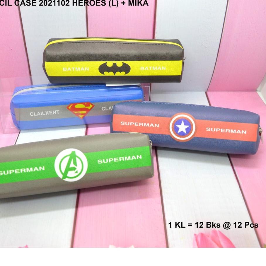 

Recommended PENCIL CASE SLETING PLUS MIKA SUPER HERO / KOTAK PENSIL SUPER HERO/ TEMPAT PENSIL ANAK LAKI LAKI LY4''