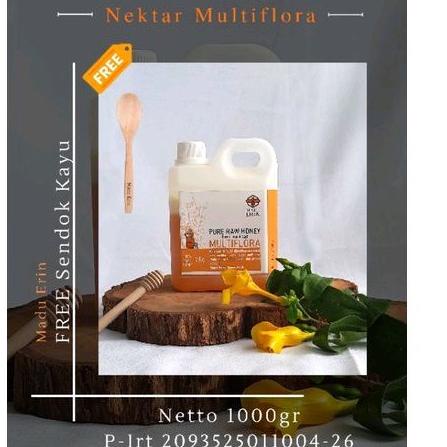 

㊬ Madu Erin Madu Murni Asli 1kg Mulltiflora. Standar SNI | Madu Erin び
