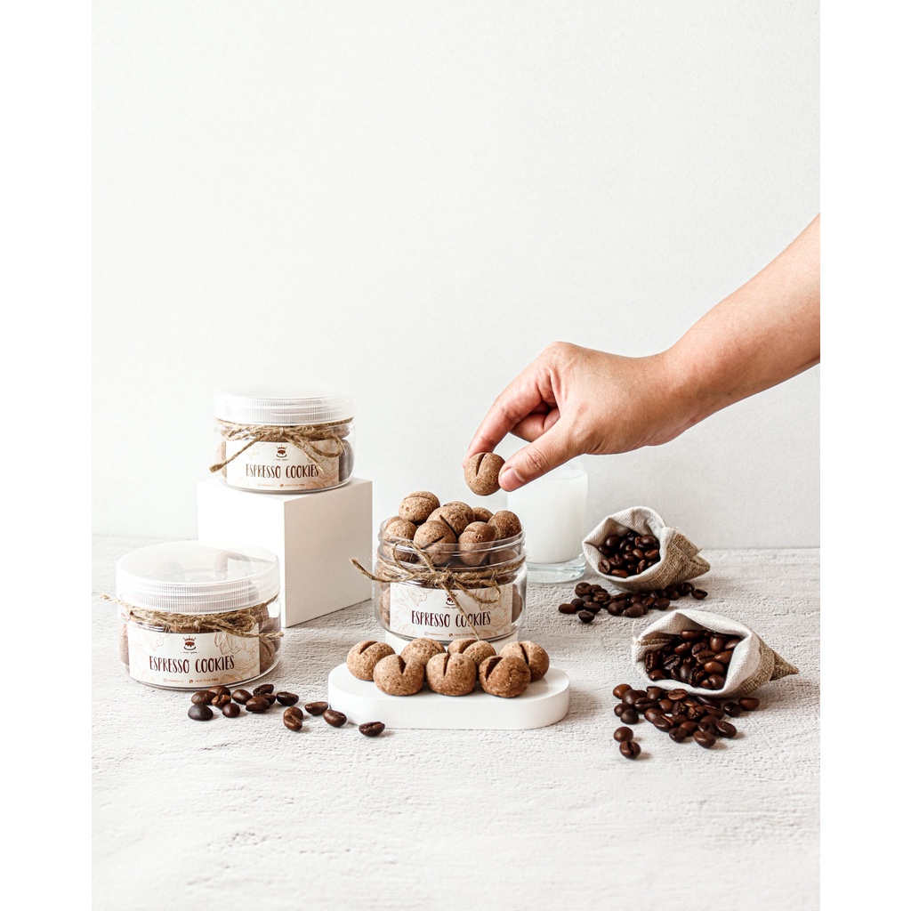 espresso cookies / gluten free / dairy free / low sugar coffee bean