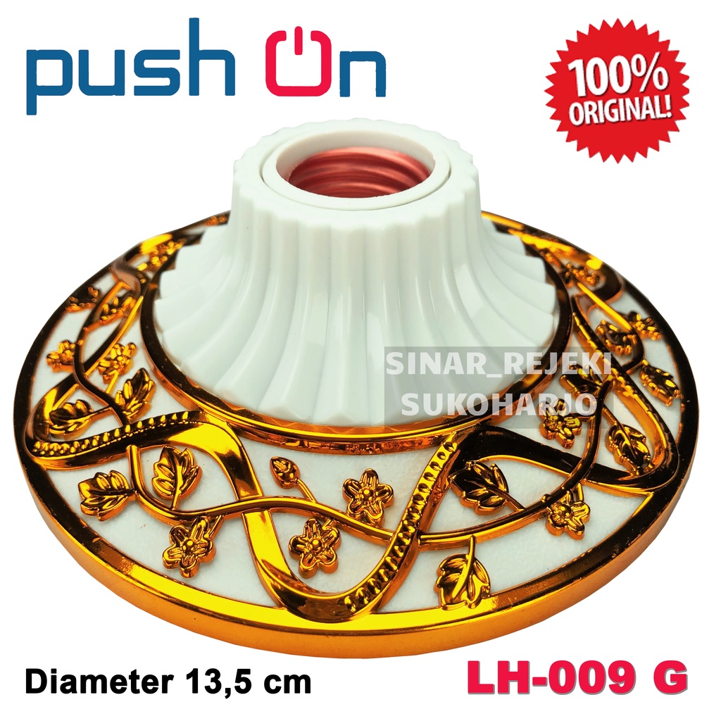 Push ON Fitting Lampu Hias / Fitting Hias / Fitting Plafon / Fittting Lampu Ornamen / Fitting Lampu Plafon Hias Murah