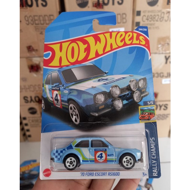 hotwheels 70 FORD ESCORT RS1600 HW RALLY CHAMPS