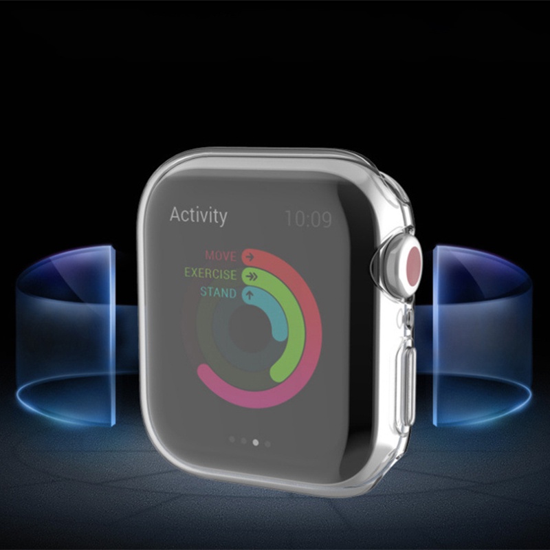 Soft Case for smartWatch Full Coverage Screen Protector for iWatch Series 5/4/3/2/1