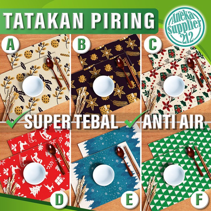 Tatakan Piring Meja Makan NATAL