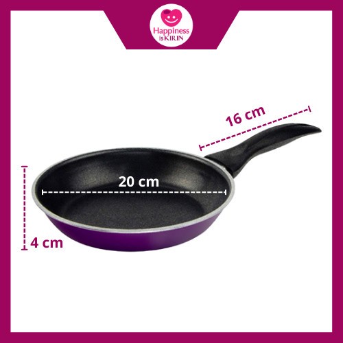 Kirin Frypan Nafiri 20Cm Teflon Classic Wajan Penggorengan #Original