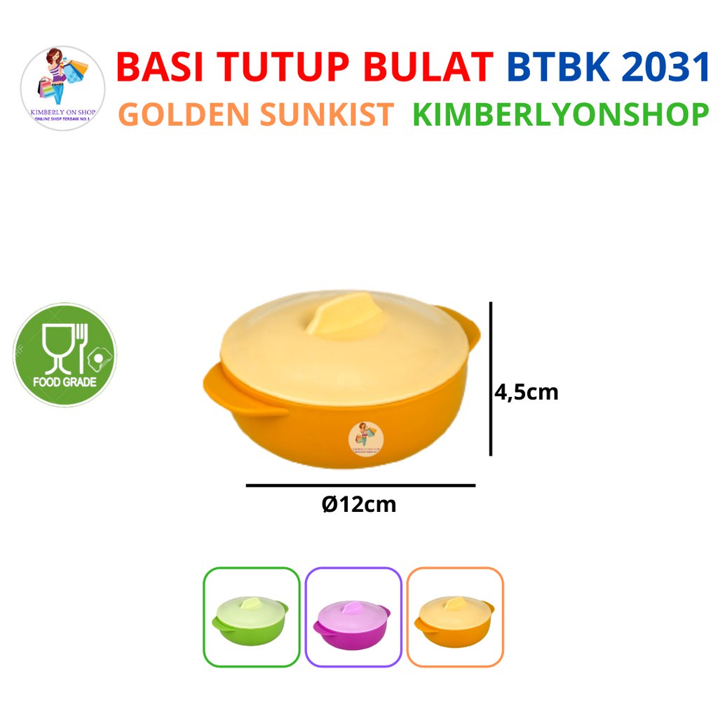 Basi Tutup Kecil BTBK 2031 Golden Sunkist