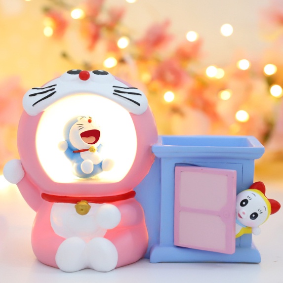 [ORGM] Pajangan Dekorasi Unicorn Tempat Pena Pensil Organiser Frozen Astronot Doraemon