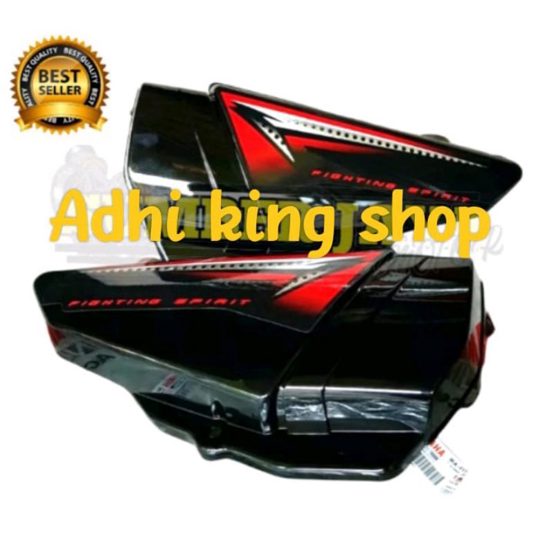 tepong aki box accu bodi samping rx king new 2008 set komplit stiker