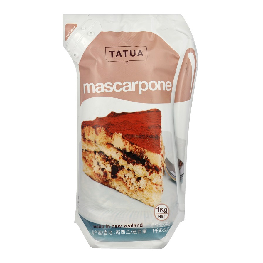 

Tatua Mascarpone Cheese 1 Kg (KHUSUS KURIR INSTAN)