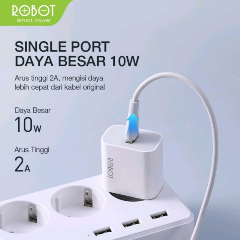Adaptor Robot RT-K8 Original / kepala charger / batok charger / charger
