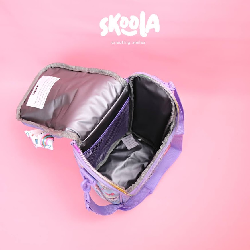 Skoola Tas Bekal Lunch Bag Box Tempat Makan Anak Perempuan Unicorn Mermaid - Dosira