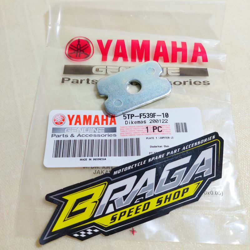 Plat Tahanan Anting Stelan Rantai Tutup Swing Arm Jupiter Z 110 Burhan New 115 Robot 5TP-F539F-10