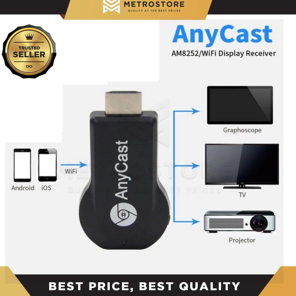 ㊋ Dongle Hdmi Anycast Tv Rechiver ANYCAST WIFI DISPLAY RECEIVER HDMI receiver tv HOT ITEM 3699 ◈