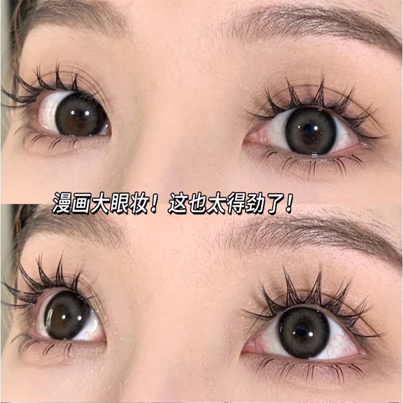 F157 - MIX TYPE ANIME DOUYIN LASHES - Little Devil COS Comic Eye Lashes V-Shaped Natural Simulation Single-Cluster Segmented Type Grafting Eyelash Lengthening Tool