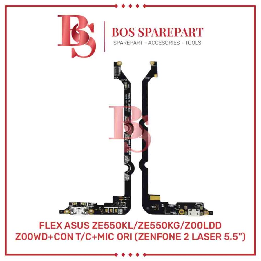 FLEXIBEL ASUS ZE550KL / ZE550KG / Z00LDD + CONNECTOR CHARGER +MIC ORI