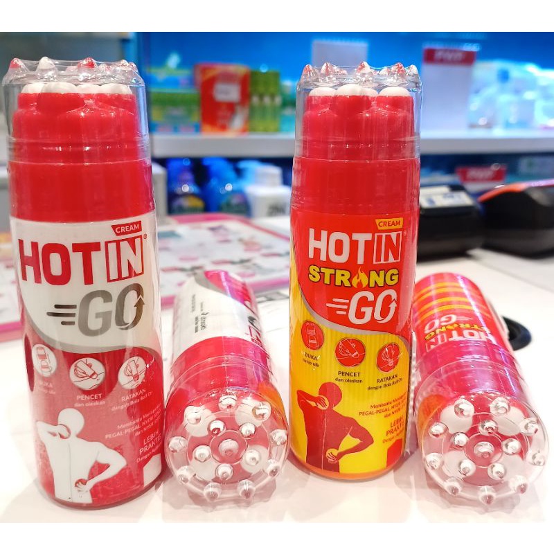 HOT IN GO 100ML/HOT IN STRONG GO/MINYAK PIJAT