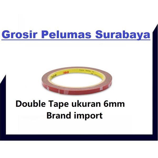 

Double Dobel Tape 6Mm Isolasi Perekat 3M