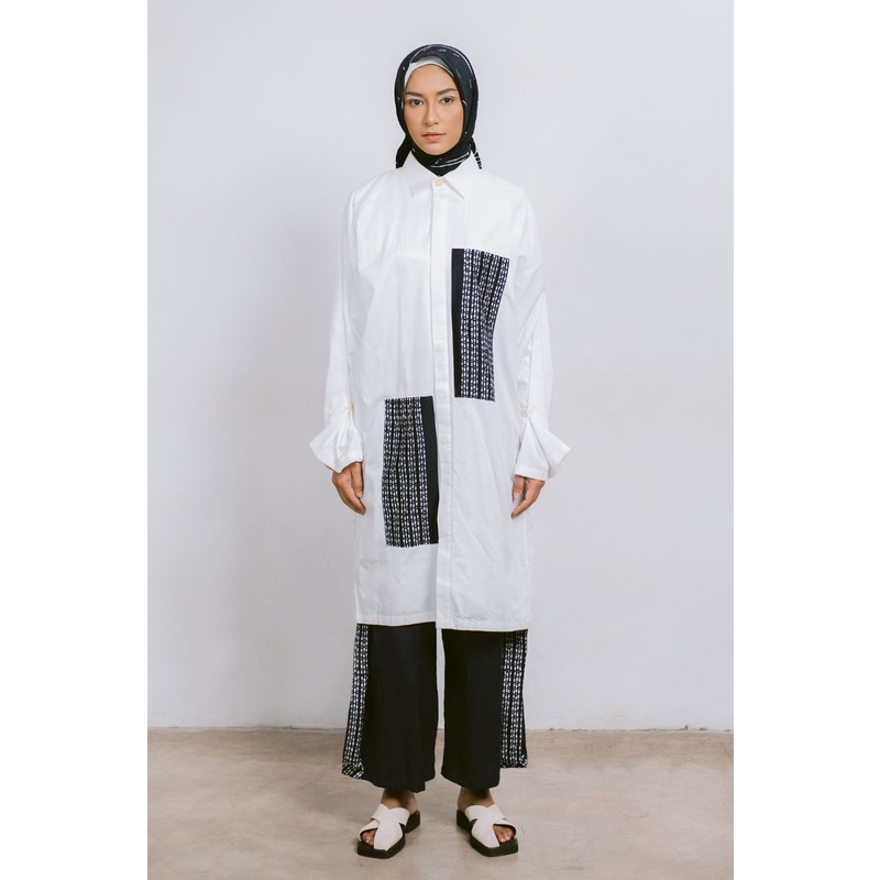 SHIROSHIMA Magani Tunic White