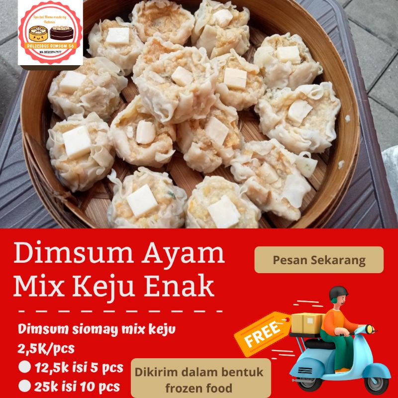 

Dimsum Halal Siomay Ayam Mix Keju