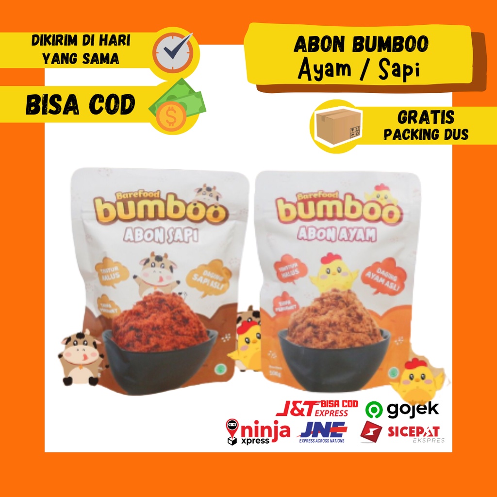 

Abon Bumboo Abon Ayam Sapi Tuna Mpasi Bayi Anak 12m 1 tahun Camilan Lauk Makan Anak