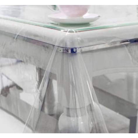 TAPLAK MEJA PLASTIK MIKA TEBAL BISA CUSTOM UKURAN dan TEBALNYA, untuk meja makan ruang tamu meja kan