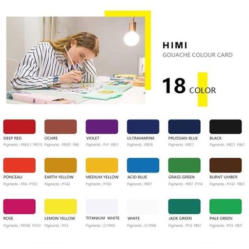 

Diskon❆ Miya Himi Gouache 18 Warna Colors 30ml V95 ❀
