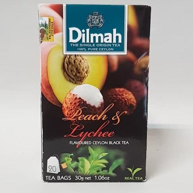 

(PROMO ICD34) DILMAH Peach & Lychee 20 bags 30 gr ✽