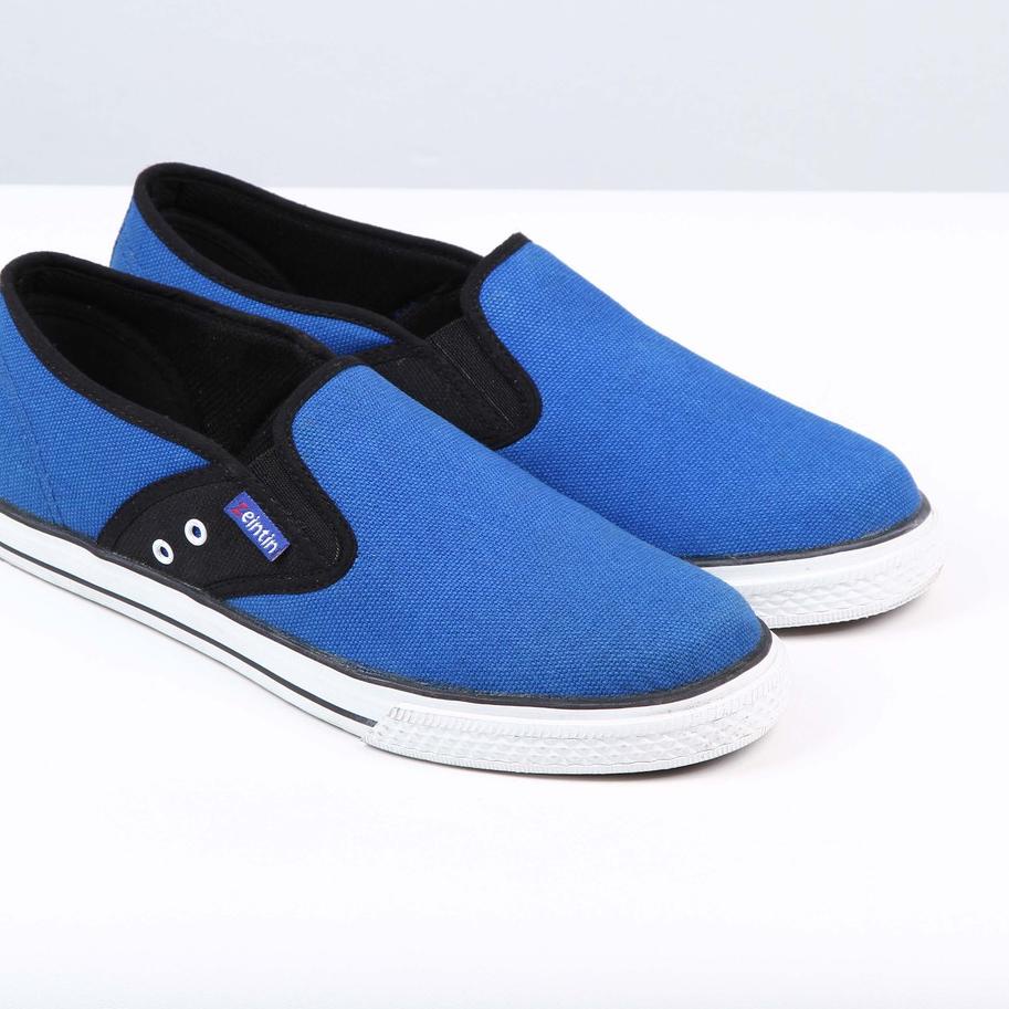 9.9 Brand Zeintin - Sepatu Kets Pria Zeintin Sepatu Canvas Slip On Murah IR
