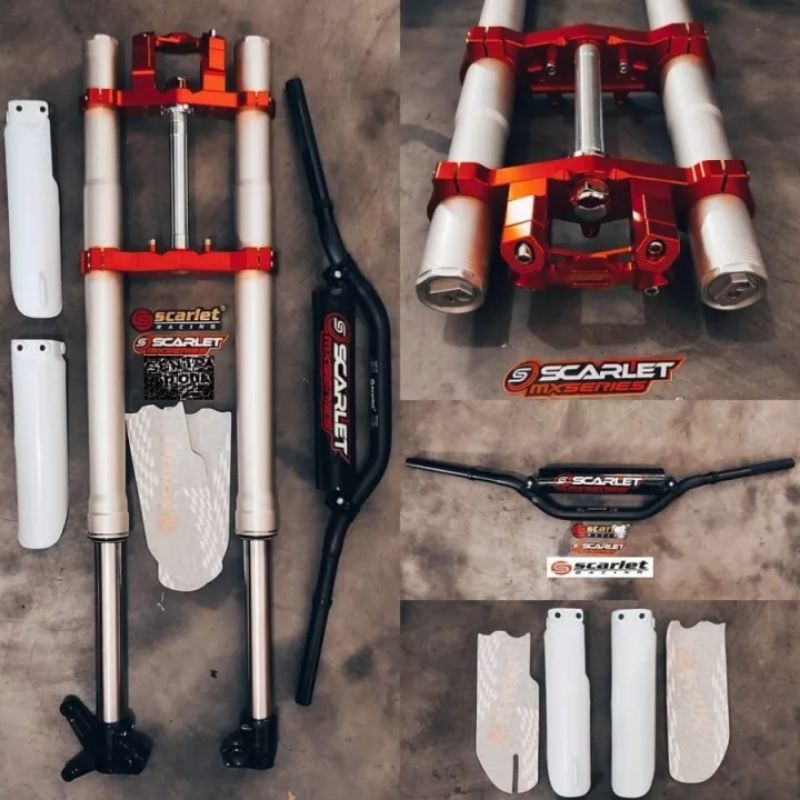 UPSIDE DOWN USD HONDA CRF+STANG SUDAH LENGKAP SEMUA PNP