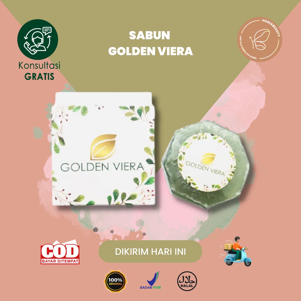 Bisa COD - SABUN GOLDEN VIERA