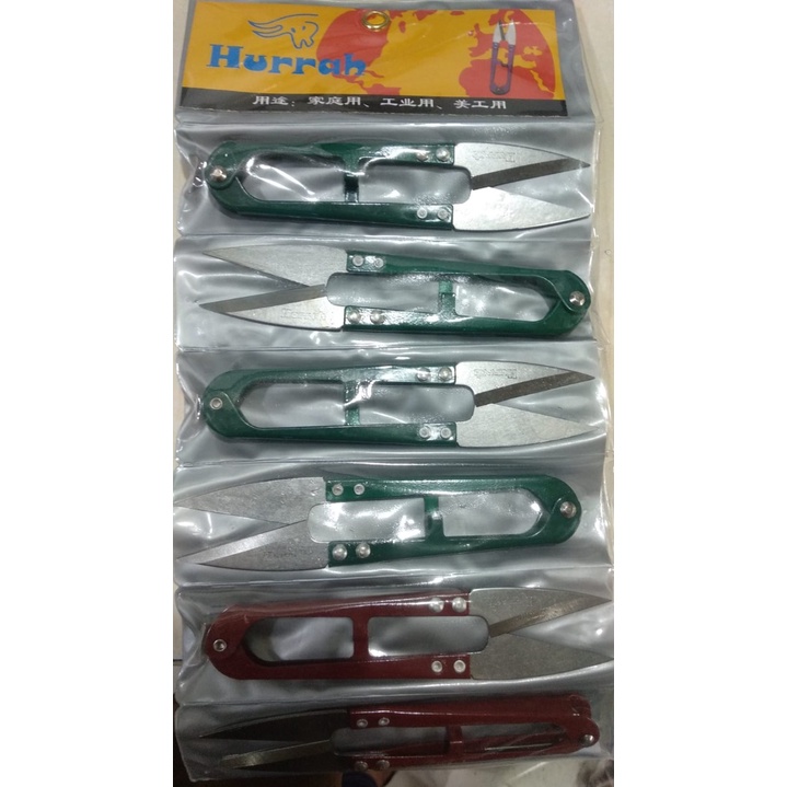 

Gunting Buang Benang Hurrah Jumbo / Gunting Pemotong Benang / Gunting Cekris