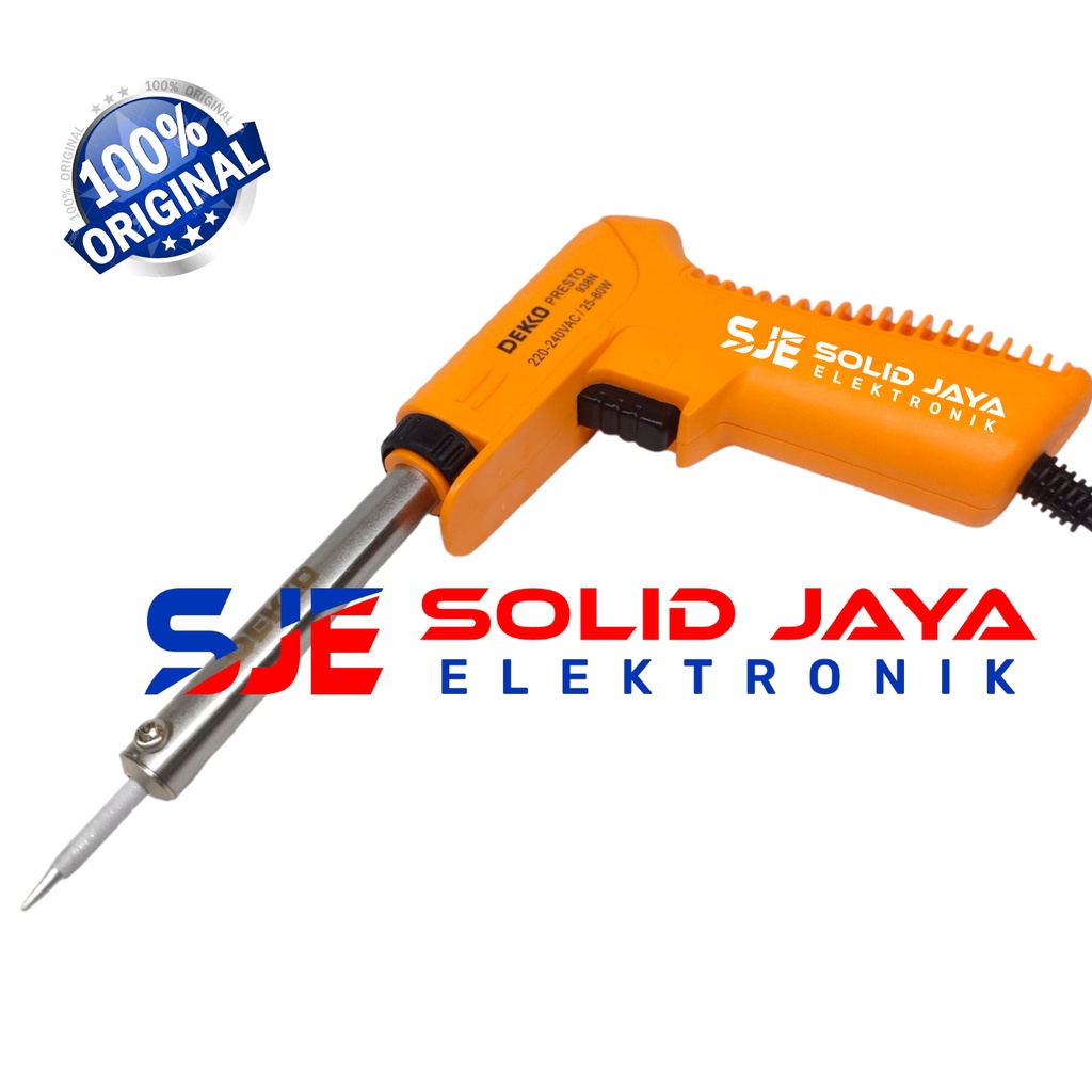 SOLDER DEKKO 938 25W 80W SOLDER TEMBAK GUN DEKO 938N 938-N TEMBAKAN SOLDERING IRON DEKO DEKK0938 DEKK0938N DEKO938 25 80 WATT 80WATT TEMBAKAN TEMBAK GUN SOLDER DUAL QUICK HEAT SOLDERING ASLI ORI ORIGINAL