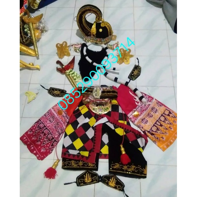 kostum Bima /werkudara wayang orang