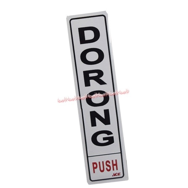 Kris Stiker Dorog Stiker Push Tarik Sticker Dorong Cocok Untuk Pintu Kamar Kamar Mandi Toilet Arahan Pemberitahuan Petunjuk Mudah Diaplikasikan Stikers Puss Door Krisbow Ace