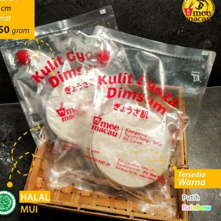

⇜ Kulit Pangsit Siomay Dimsum Bulat Mee Macau | 150 Gram | Diameter 9cm | 30 lembar lebih | Kemasan Bagus Standar Supermarket | Halal MUI Bisa Kirim Luar Kota | Cocok Digoreng Direbus Dikukus | Terhemat Kualitas No 1 ↸