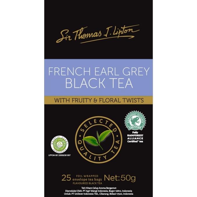 

Lipton Sir Thomas Lipton French Earl Grey STL 25S