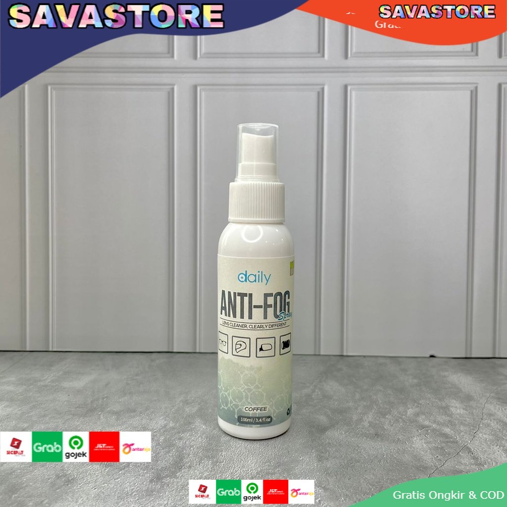 ANTI FOG PEMBERSIH KACAMATA SPRAY DAILY ANTI FOG PEMBERSIH LENSA ANTIFOG EMBUN UAP LENS CLEANER