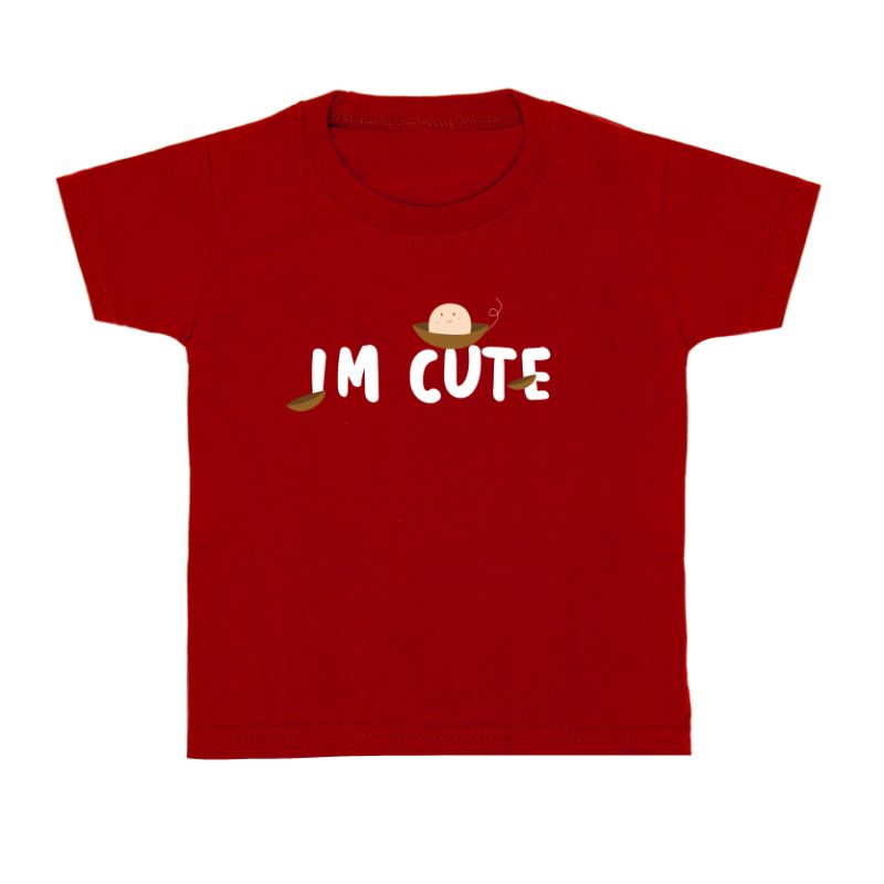 Baju Kaos anak 1-12Tahun IM cute katun premium