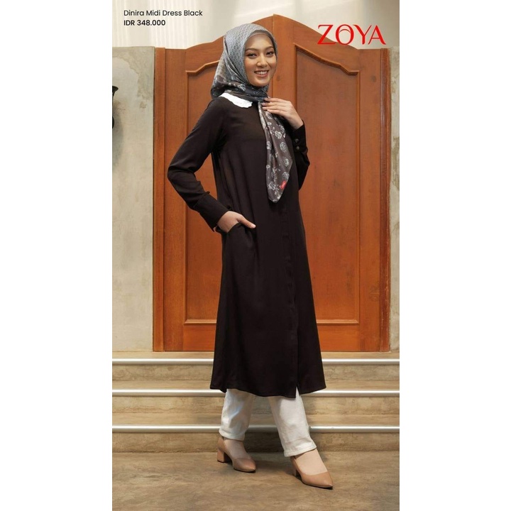 Zoya Atasan Tunik Wanita Dinira Midi Dress