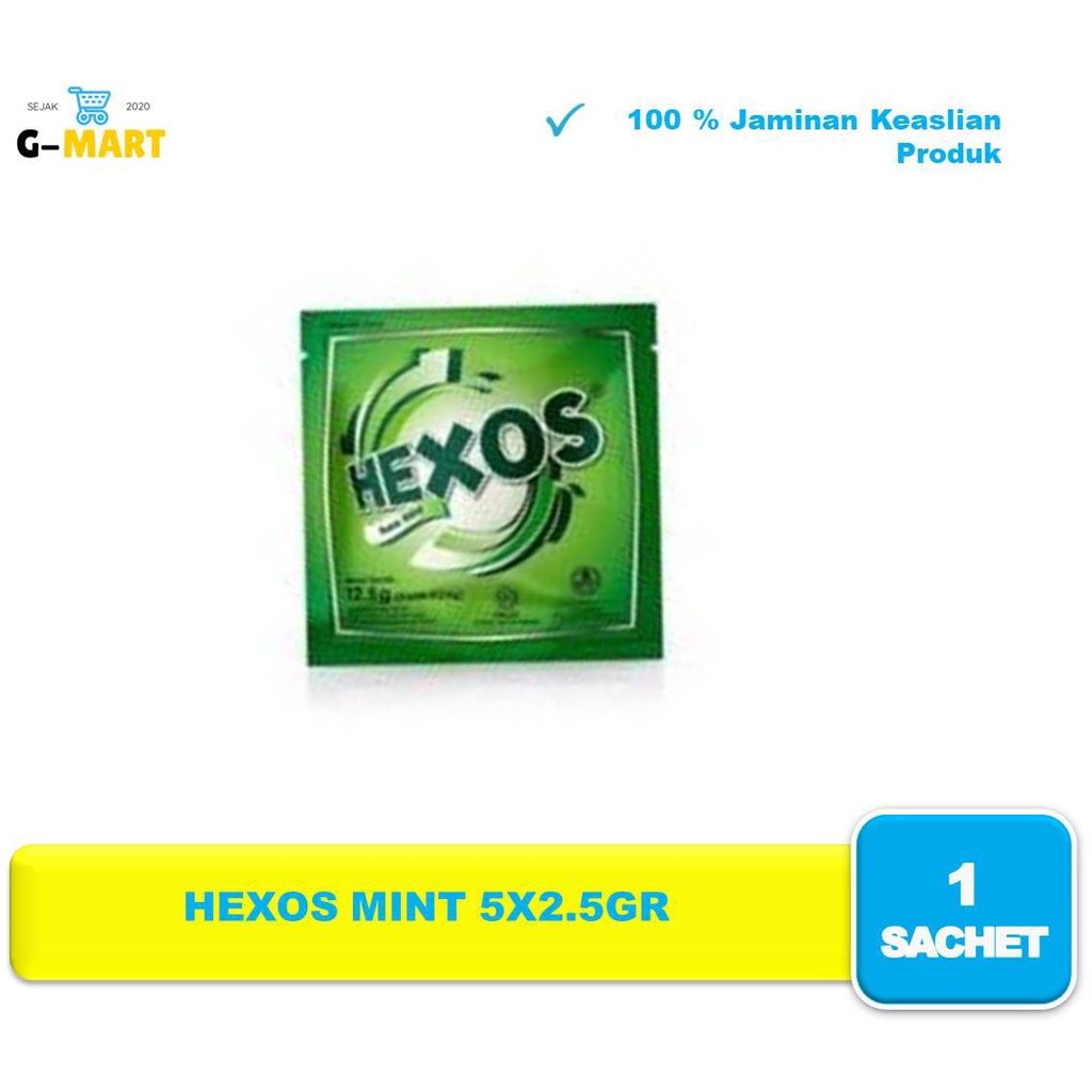 

Hexos Mint 5x2.5gr [sachet]