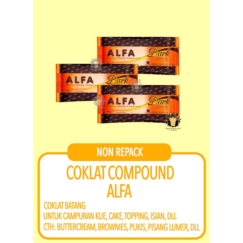 

COKLAT COMPOUND ALFA GARIS C BLOK 250 GR