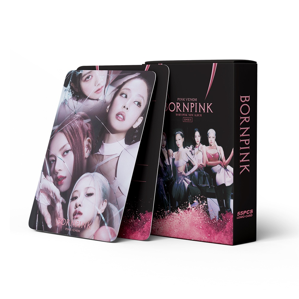 [kstuffind] BLACKPINK BORN PINK PHOTOCARD LOMO CARD PHOTO KARTU FOTO PC BLINK BP MURAH 54 PCS 54PCS