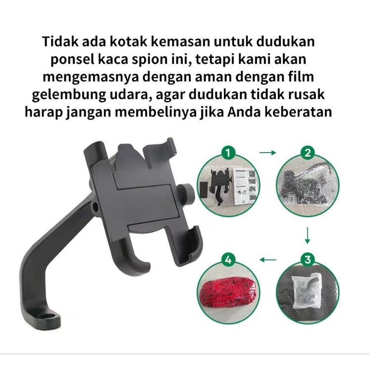 [Q(67 ☎) holder hp motor besi di stang/phone holder hp motor beat/holder hp motor stang/tempat hp di