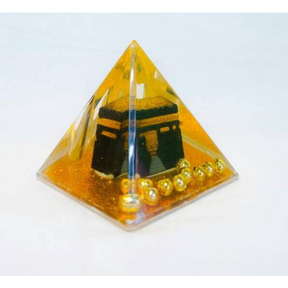 Hot Surprise INDOKALIGRAFI MINIATUR PAJANGAN PIRAMIDA KABAH HIASAN MEJA TEMPAT PEN HOLDER AKSESORIS 