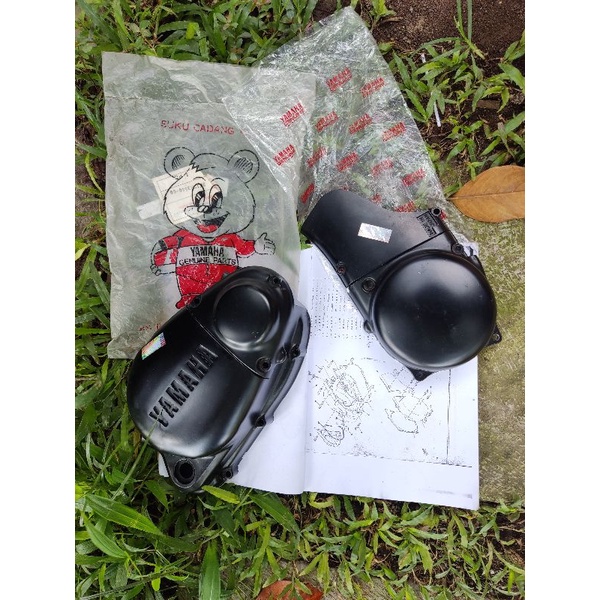 Bak Krengkes Blok Mesin Yamaha DT Cover Engine DT100 NOS Original Ass'y PNP DT125 Trail Enduro Japan