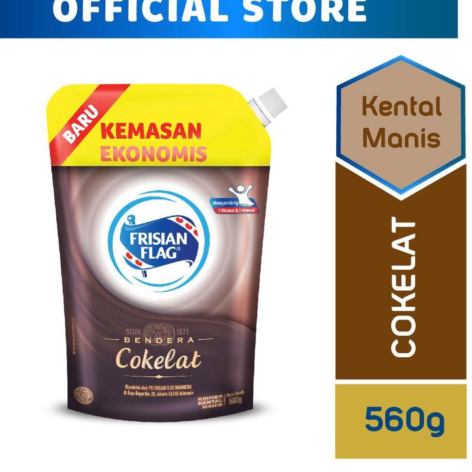 

び Frisian Flag Susu Kental Manis Cokelat Pouch 2 x 545 gr ヷ