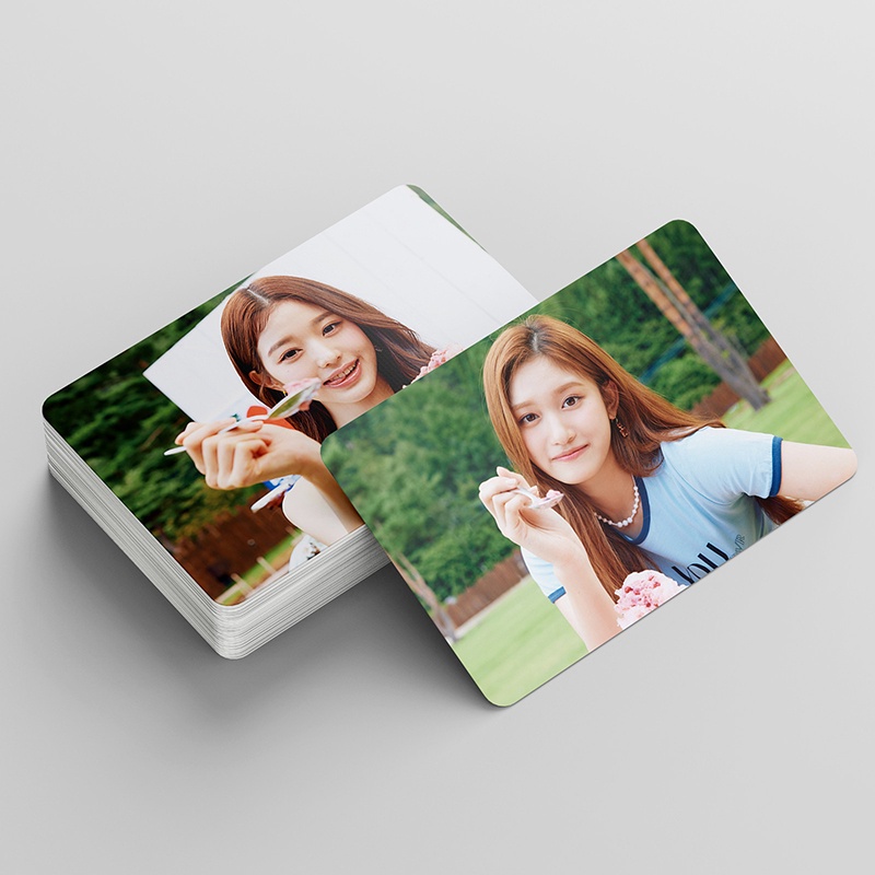 55 Pcs /box IVE Photocards ELEVEN LOMO Card Postcard Kartu Koleksi In Stock New Arrival LY