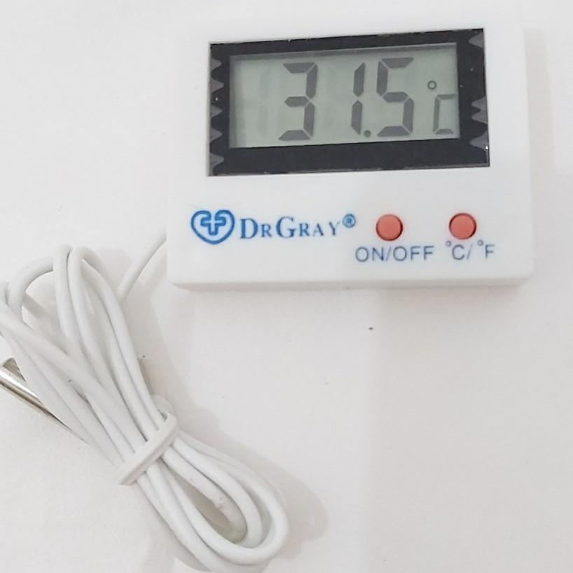 New Stock Aquarium Termometer digital /kulkas/Rumah kaca Termometer Digital Dr.Gray - HT5